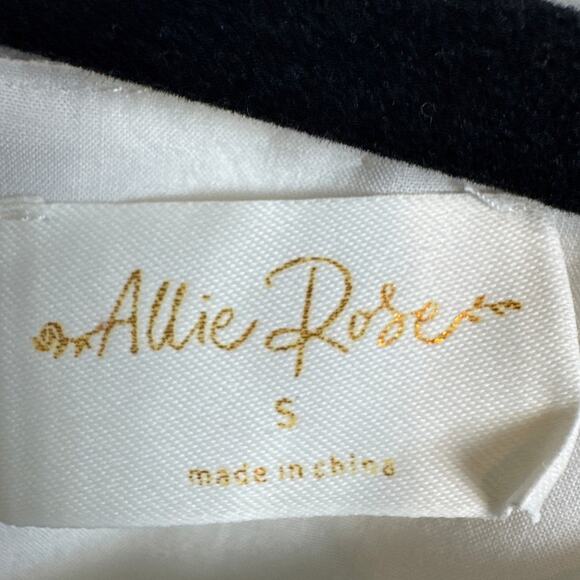 Allie Rose Rayon Pants Set Crop Top Loose Flowy Fit Tan White Stripe Size S - Picture 9 of 11